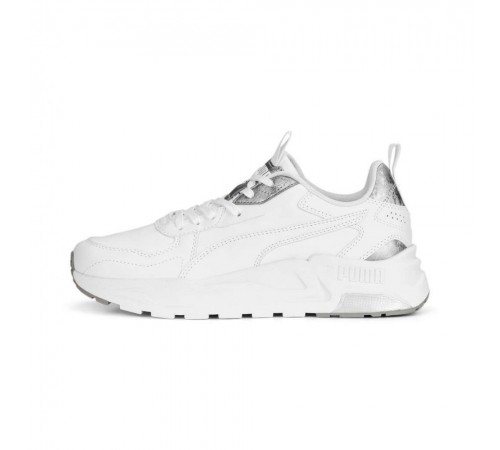 4r Puma 389293-02 Trinity Lite Metallics wm sneaker - white/white 